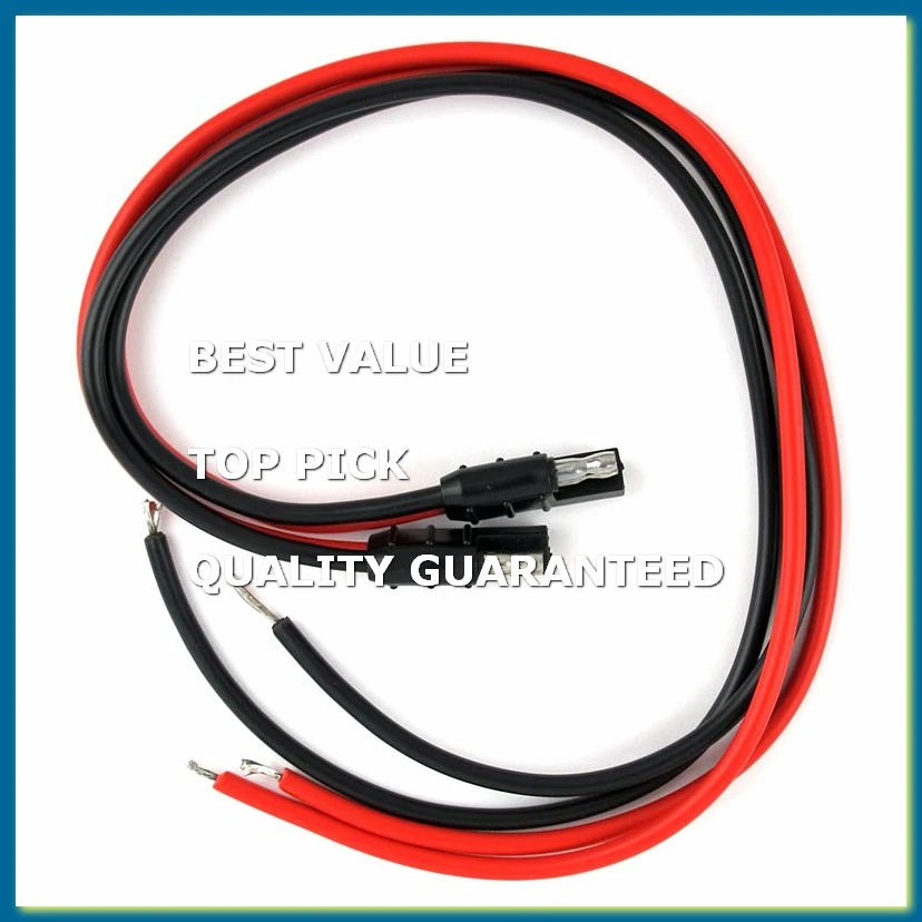 1pair DC Power Cord Cable For Repeater Mobile Radio CDM1250 GM300 GM3188 A228 30cm