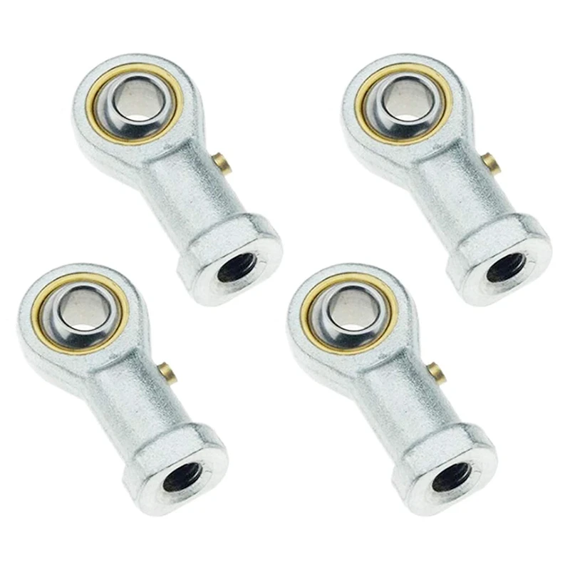 Feminino mão direita Rod End Rolamentos, máquina CNC e DIY Craft, PHS10, 10mm de diâmetro interno, 4pcs