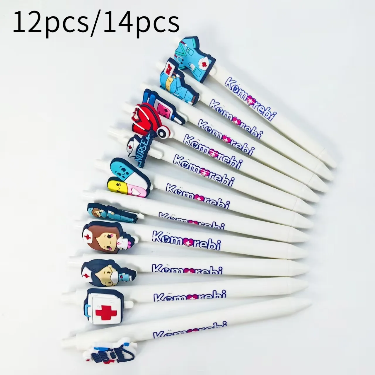 

12PCS/14PCS Creative Healthcare Medicine Series round Ball Pens for Students Signature Office Gifts