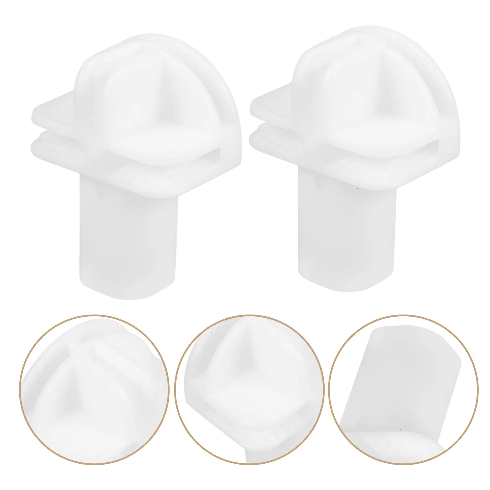 

8 Pcs Plastic Connectors Wear Resistant Modular Shelving Wire Clips Cube Storage Wardrobe Rack Shelf Pet Cage Home