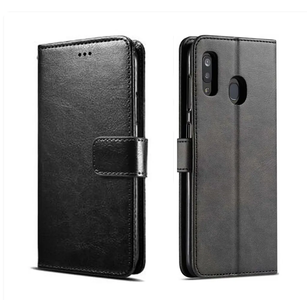 حافظة محفظة جلدية مغناطيسية لسامسونج جالاكسي s7 ، s3 ، s4 ، s5 mini ، s6 ، s6 edge ، s7 edge