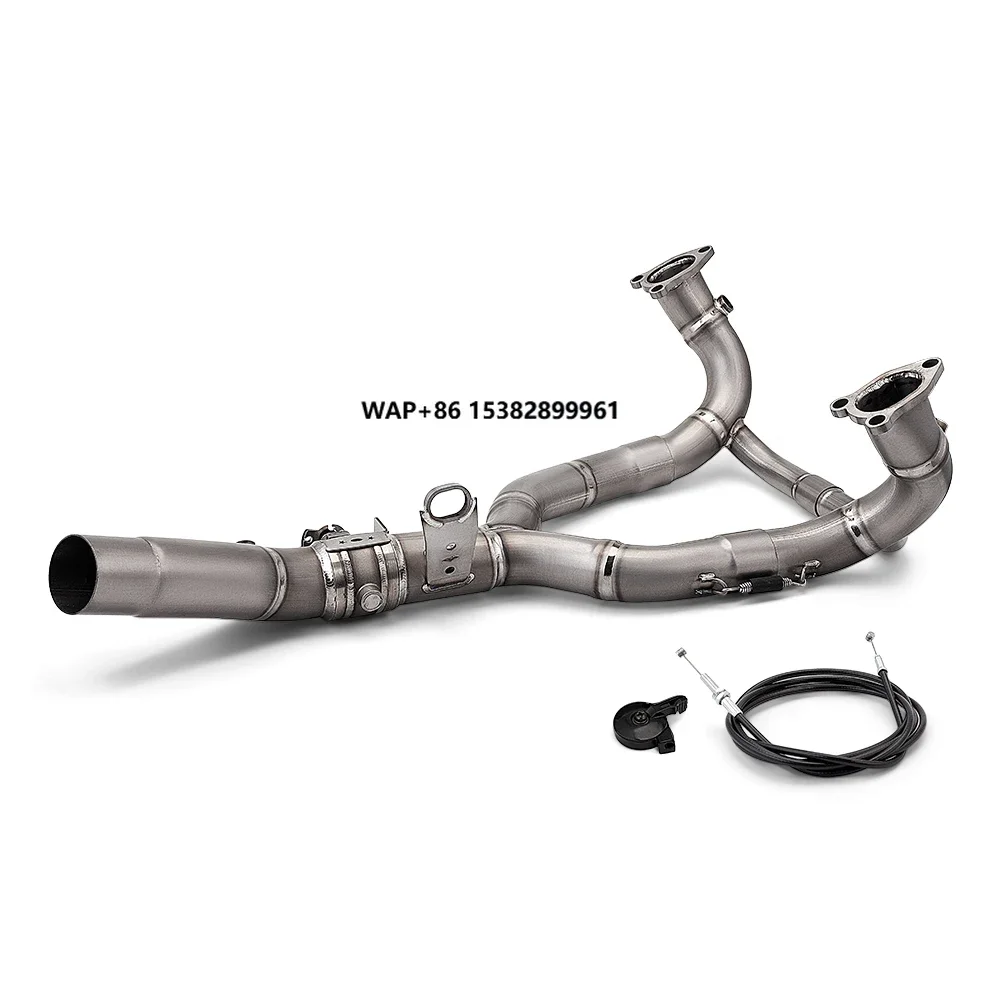 For R1300GS R1300 GS 1300 2024 2025 Motorcycle Exhaust Front Middle Link Pipe Titanium Exhaust Escape
