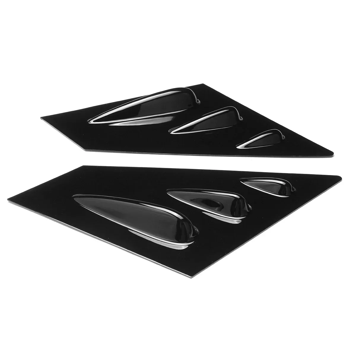 ABS Plastic 2pcs Car Side Vent Window Louver Cover Trim For Subaru WRX STI 2015 2016 2017 2018 Window Louver Scoop Cover Vent