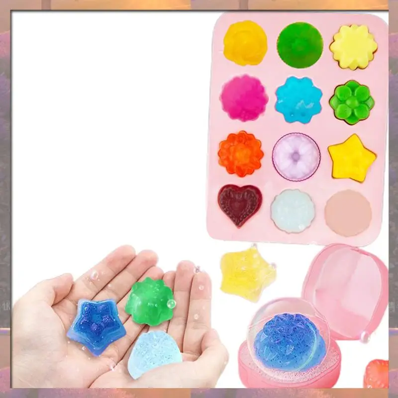 أعلى بيع DIY اليدوية الصابون الكريستال الصابون مصنع الصابون صنع المواد فتاة مجموعات الالعاب هدية عيد ميلاد الصابون صنع عدة