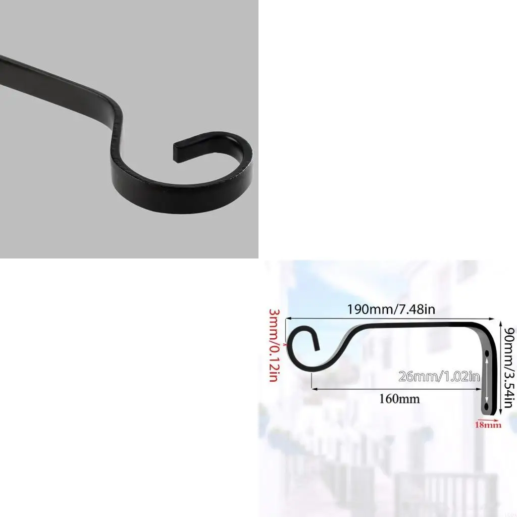 

Железный кронштейн для растений, многофункциональные подвесные крючки для кружек, чугунные сковородки, пальто