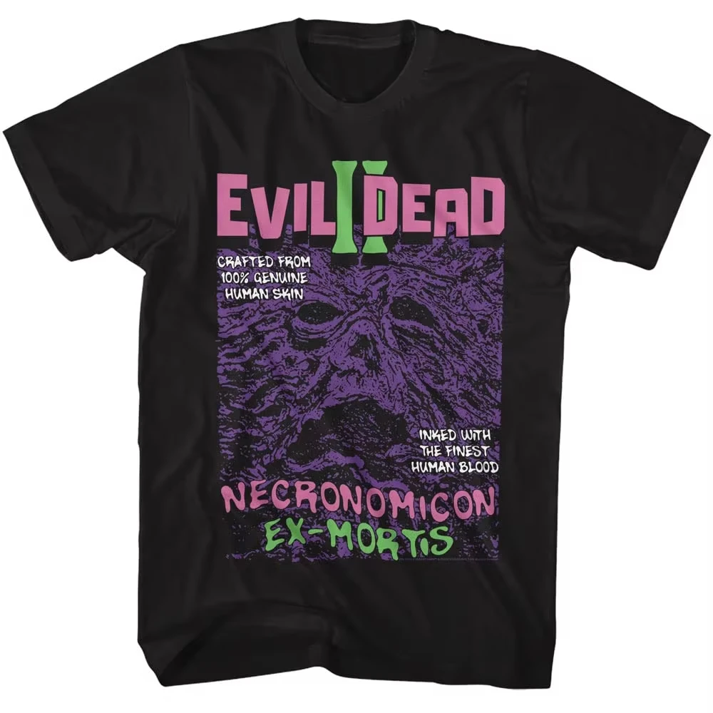 horror movie Evil Dead II graphics 100%Cotton unisex shirt 2026 Summer New Men's fashion  harajuku vintage t shirt