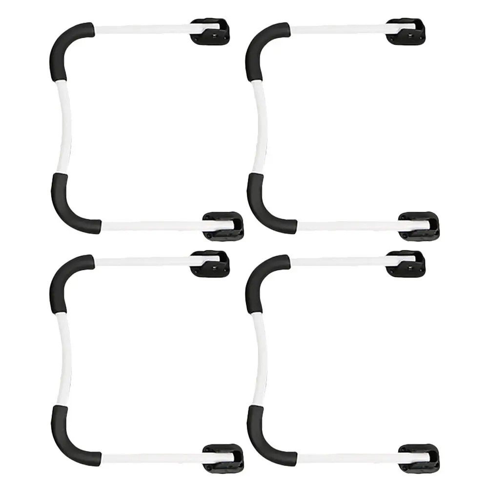 

2Sets Folding Table Legs Metal U Shape Black Foldable Legs for Coffee Tables Desks Laptop Tables Heavy Duty Table Extender