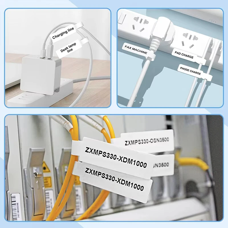 Adhesive Thermal Label White/Color/Transparent Sticker Waterproof  Paper Tape For Niimbot D11 D110 D101 Portable Thermal Printer