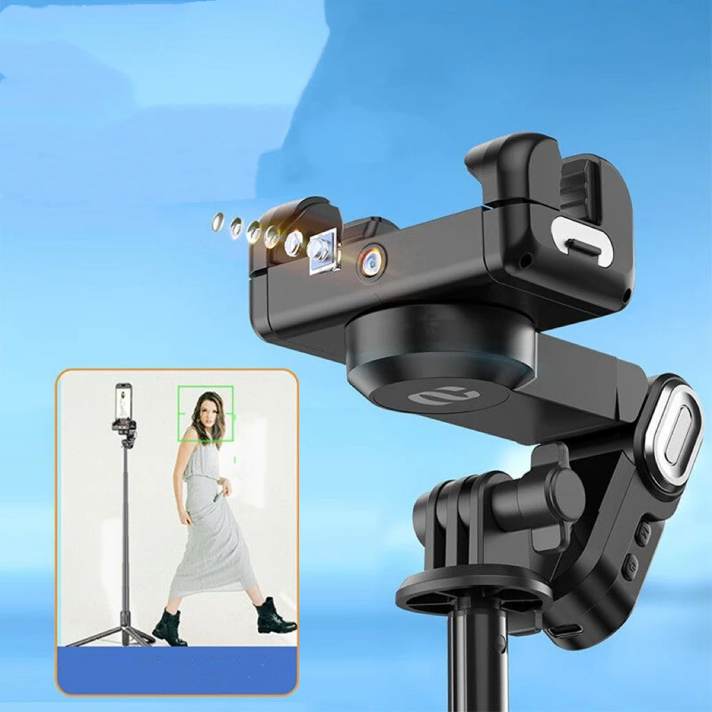 Face tracking, photo stabilisation, Bluetooth, portable and lengthening outdoor sports gimbal selfie stick