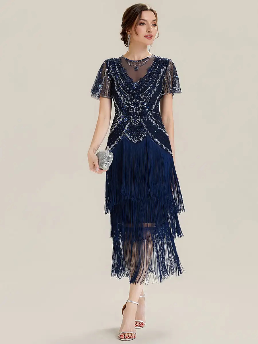 vestidos-midi-de-fiesta-con-lentejuelas-y-volantes-cuello-redondo-y-manga-corta-para-invitadas-de-boda