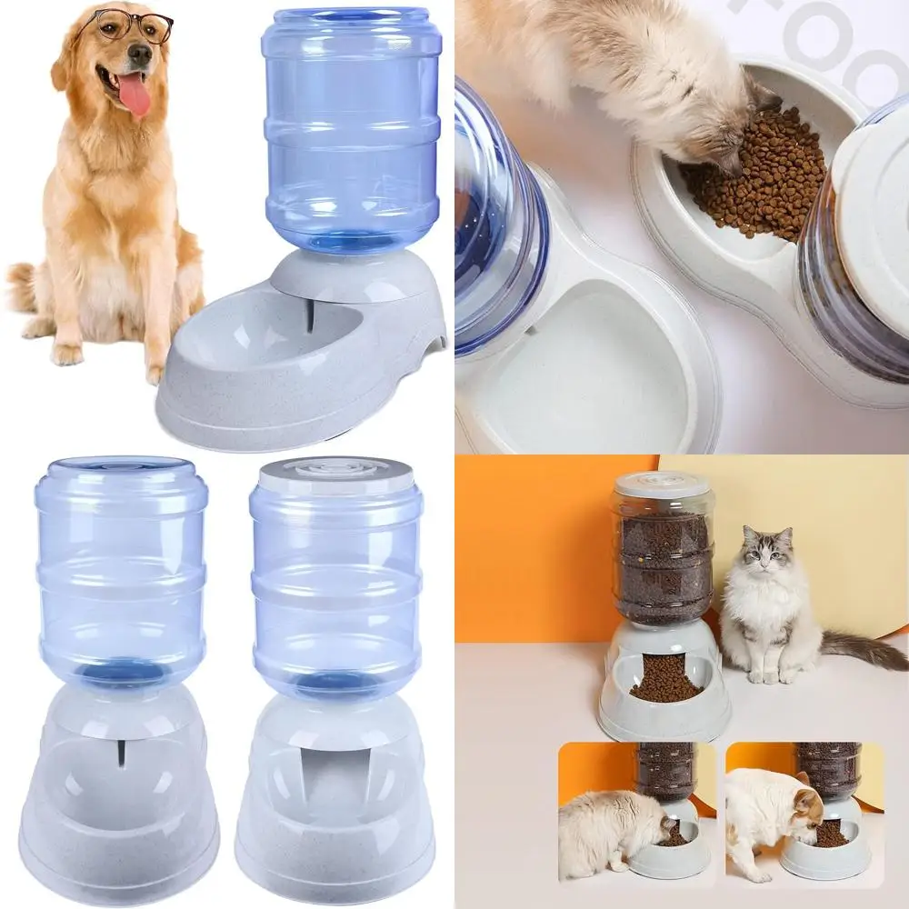 

Большой набор: гравитационная поилка на 3 галлона/11 л и автоматическая кормушка для животных на 12 фунтов