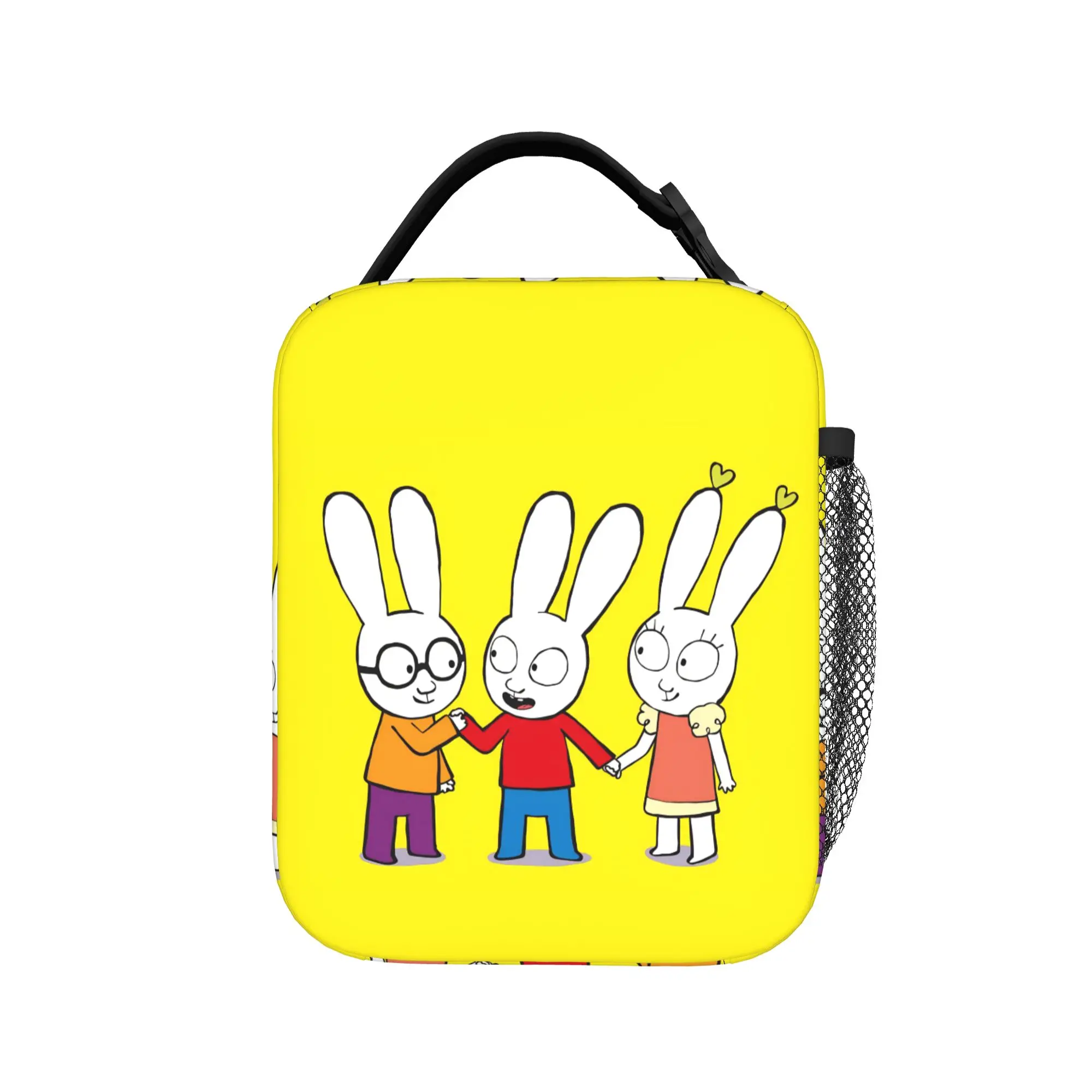 Simons Super Rabbit and Friends Insulated Lunch Bags High Capacity  Reusable Cooler Bag Lunch Box Tote Food Storage Bags