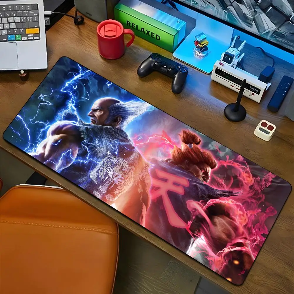 TEKKEN 8 Mouse Pad Cartoon Lockedge Large Gaming Pad Computer Gamer Keyboard Mat Desk Mousepad PC Desk Pad