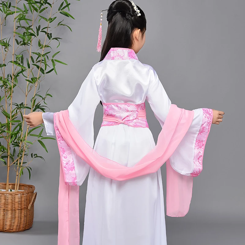 Chiński kostium starożytna w chińskim stylu Hanfu dzieci ubrania Hanfu Lady Stage Hanfu sukienka do chińskiego narodowego ubrania