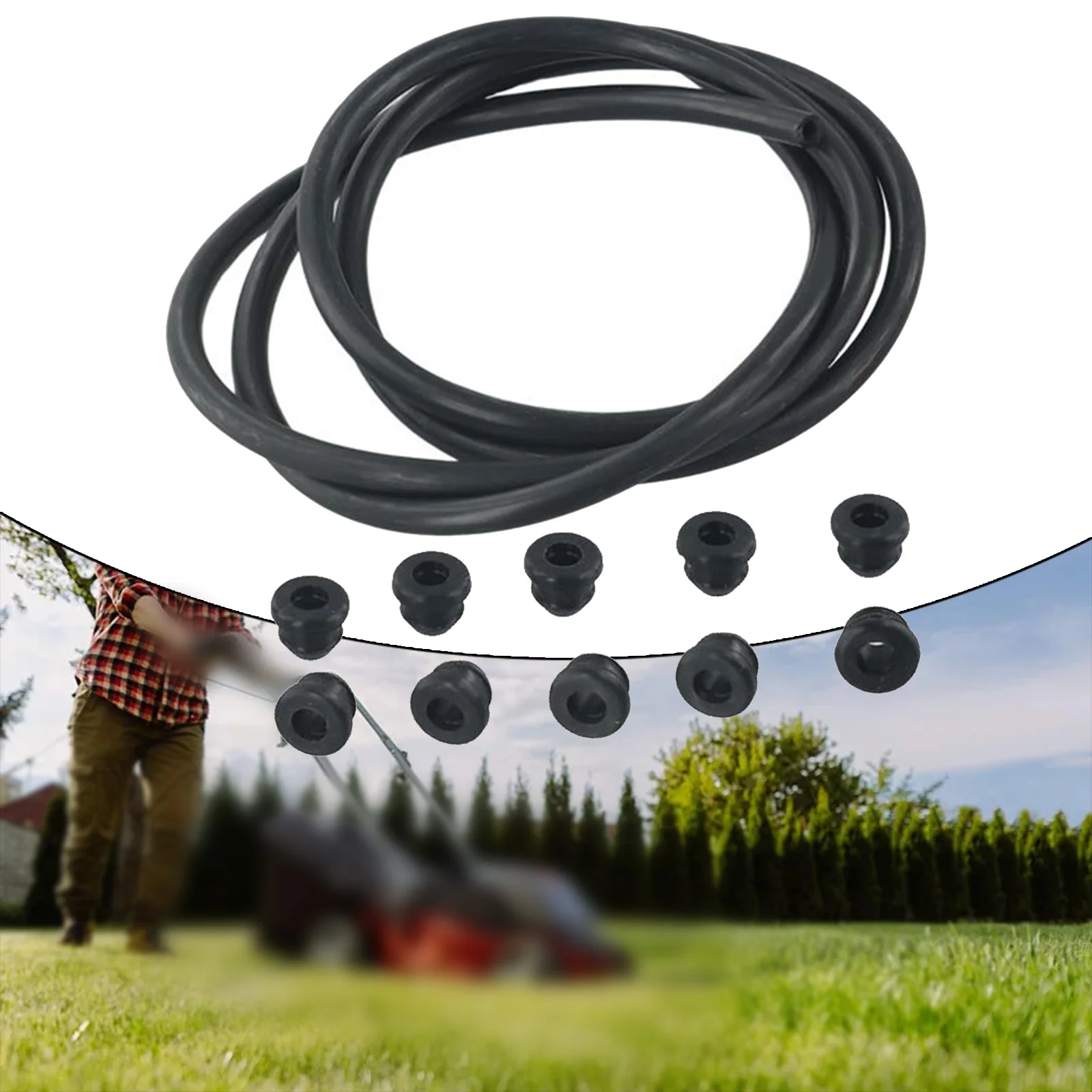 For 240 254 257 261 580457501 For Lawn Maintenance Easy Install Fuel Tank Part Grommet 12 Pieces Total Fits Multiple Models