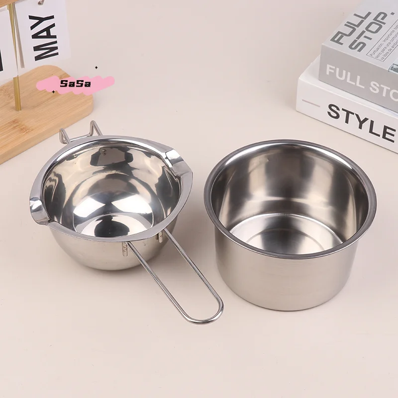 1 Stück Edelstahl-Kerzenwachs-Schmelztopf für Schokolade, Süßigkeiten und Seifenherstellung - Schmelztopf für DIY-Bastelarbeiten