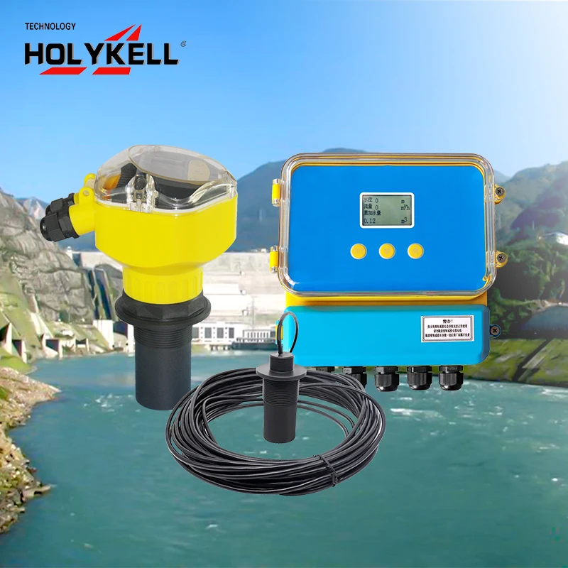 UFL9000 River flowmeter open channel parshall weir ultrasonic flow transducer meter