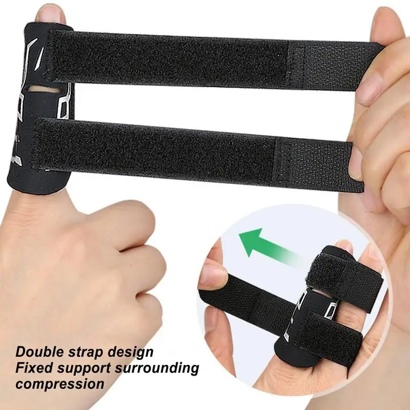 Finger Splint Adjustable Finger Support Brace Sleeve Protector Basketball Volleyball Finger Joint Protector Sports Finger Guard