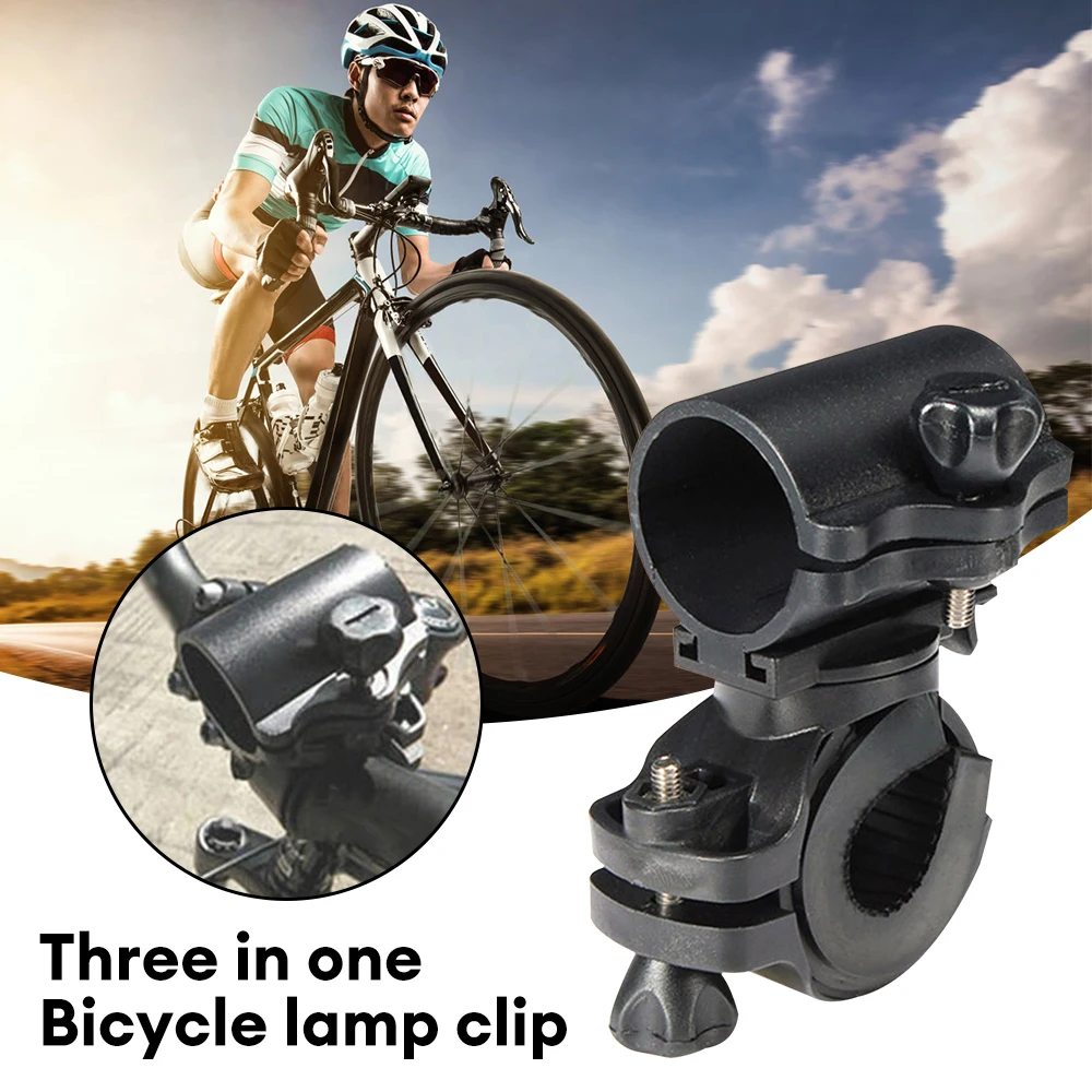 Led Torch Bracket Mount Holder Sports Accessories Bicycle Lights Mount Holder 360 Rotation Cycling Bike Flashlight 1PC