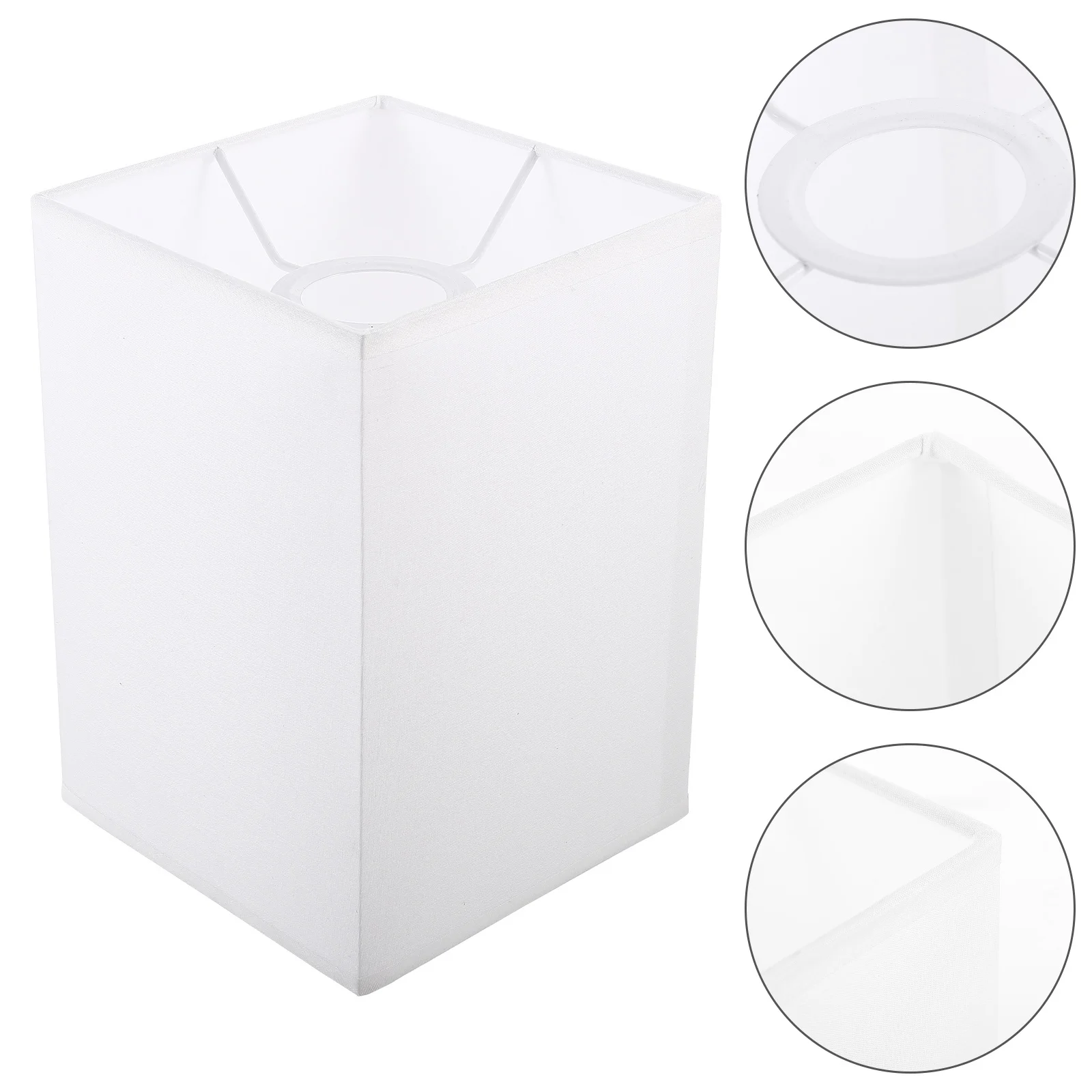 

Квадратный абажур для настольной лампы, сменный светильник, декоративная тканевая крышка лампы для спальни, гостиной, внутреннего освещения