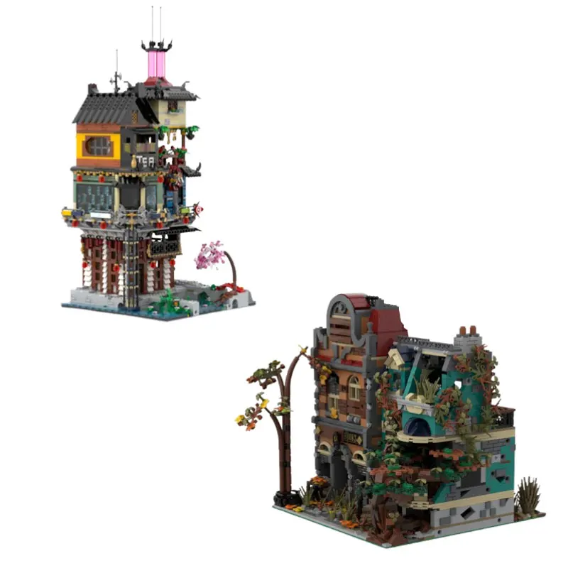 

Spot MOC-73949 183026 Modular building library small particle assembly building blocks educational toy model gift set ornaments