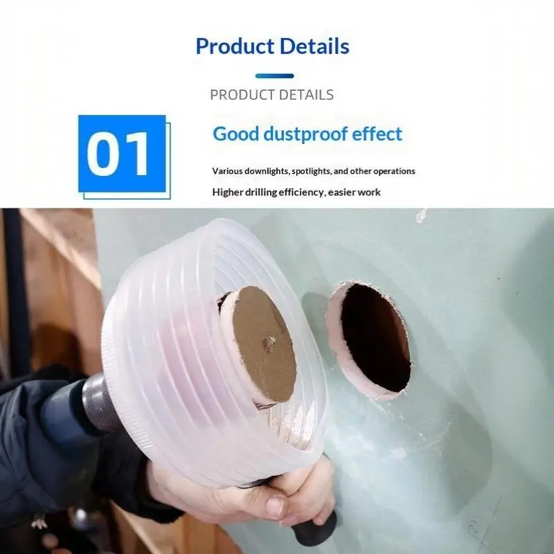【BA】Electric Hammer Drill Dust Collector Cover Dustproof Cover For Hole Opener  Drill Bit Hand Tool Accessory