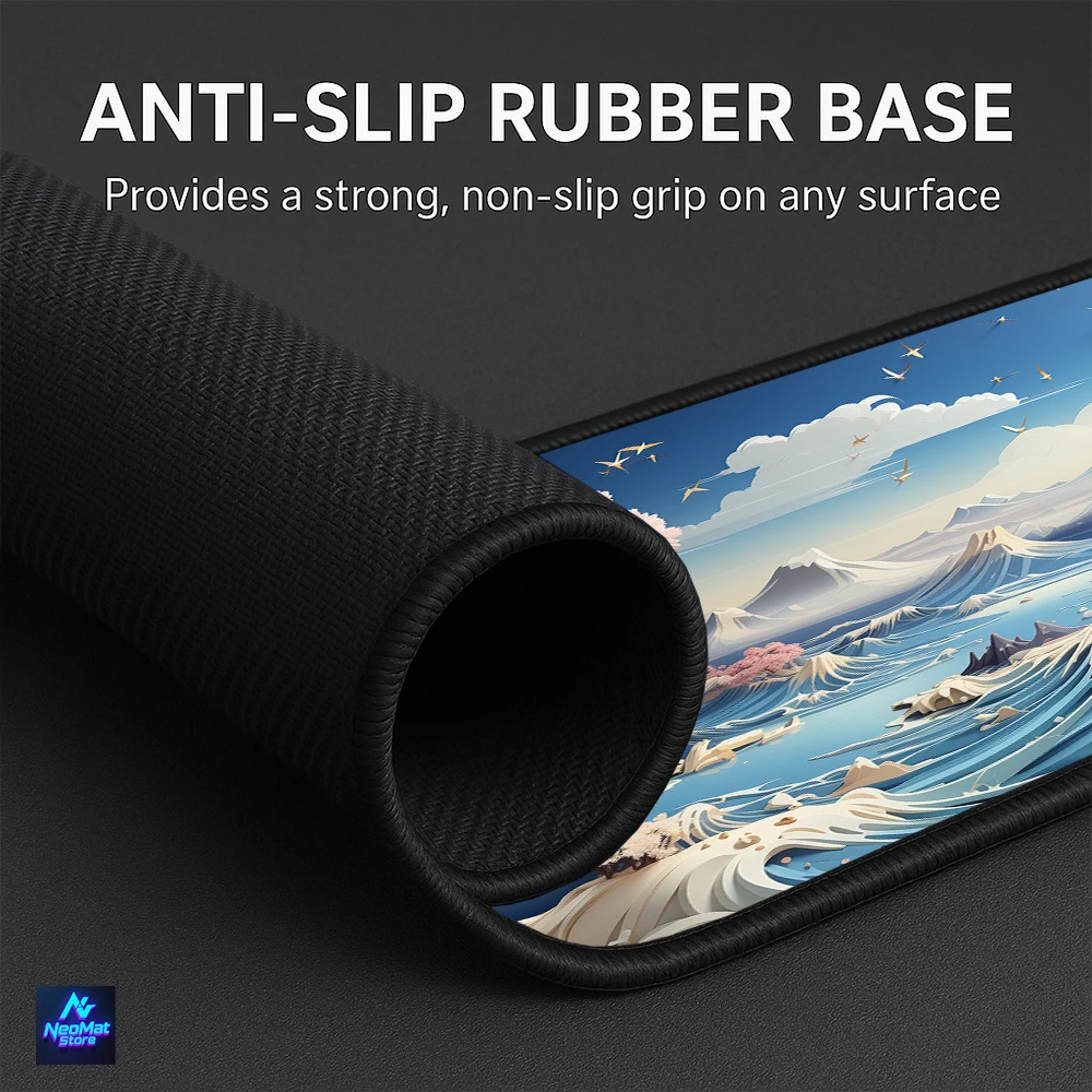 Blue Mouse Accessory Mouse Pad Sakura Mouse Mat Landscapes Japanese Mount Fuji Cherry Blossom Maus Pads Gaming Keyboard Support