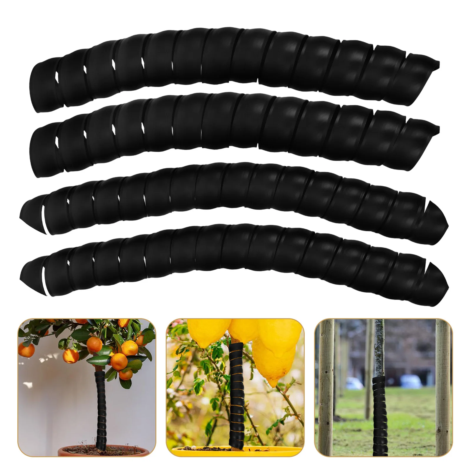 

4Pcs Tree Wraps to Protect Bark Spiral Trunk Protector Guard for Dogs Cats and Harsh Weather Tree Trunk Protector
