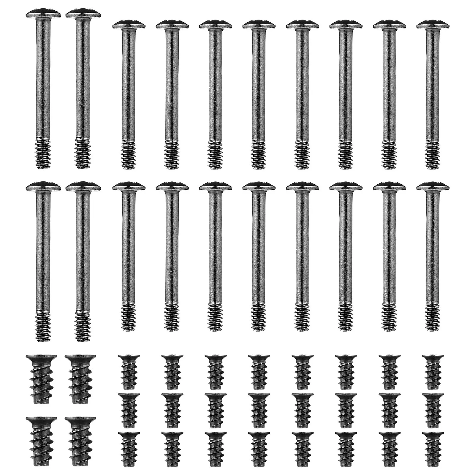 60Pcs Case Screw Kit Screws Set Computer Cooling Fan Screws Long Short Carbon Steel Durable Hardware Accessories