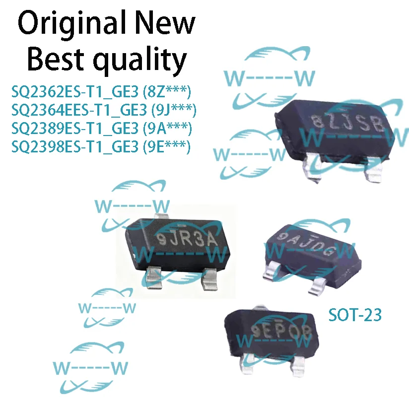 (10-50PCS)NEW SQ2362ES-T1_GE3 8Z SQ2364EES-T1_GE3 9J SQ2389ES-T1_GE3 9A SQ2398ES-T1_GE3 9E SQ2362 SQ2364 SQ2389 SQ2398 MOSFET IC