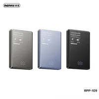 REMAX Vocard Pro Series 20W Metal Magnetic Mobile Phone Wireless Charging Power Bank with Digital Display RPP-109 10000mAh