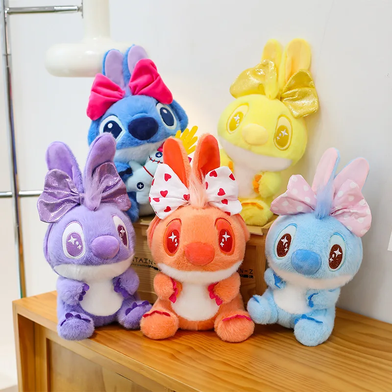 

30cm Disney Lilo and Stitch Plush Stuffed Toys Cartoon Anime Kawaii Plushie Candy Stich Dolls Pillow Xmas Kids Birthday Gift
