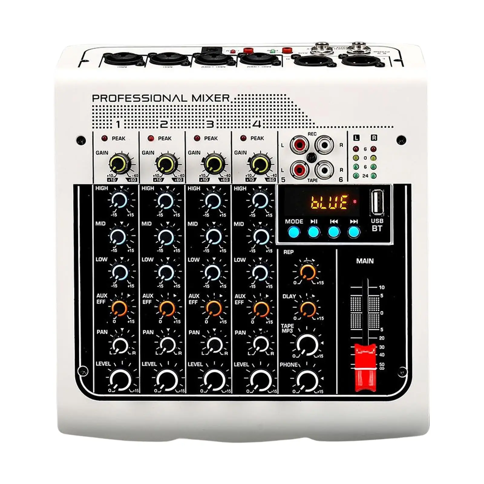 

Portable Audio Mixer Sound Mixing PC Recording Input for Live Broadcast Music Recording