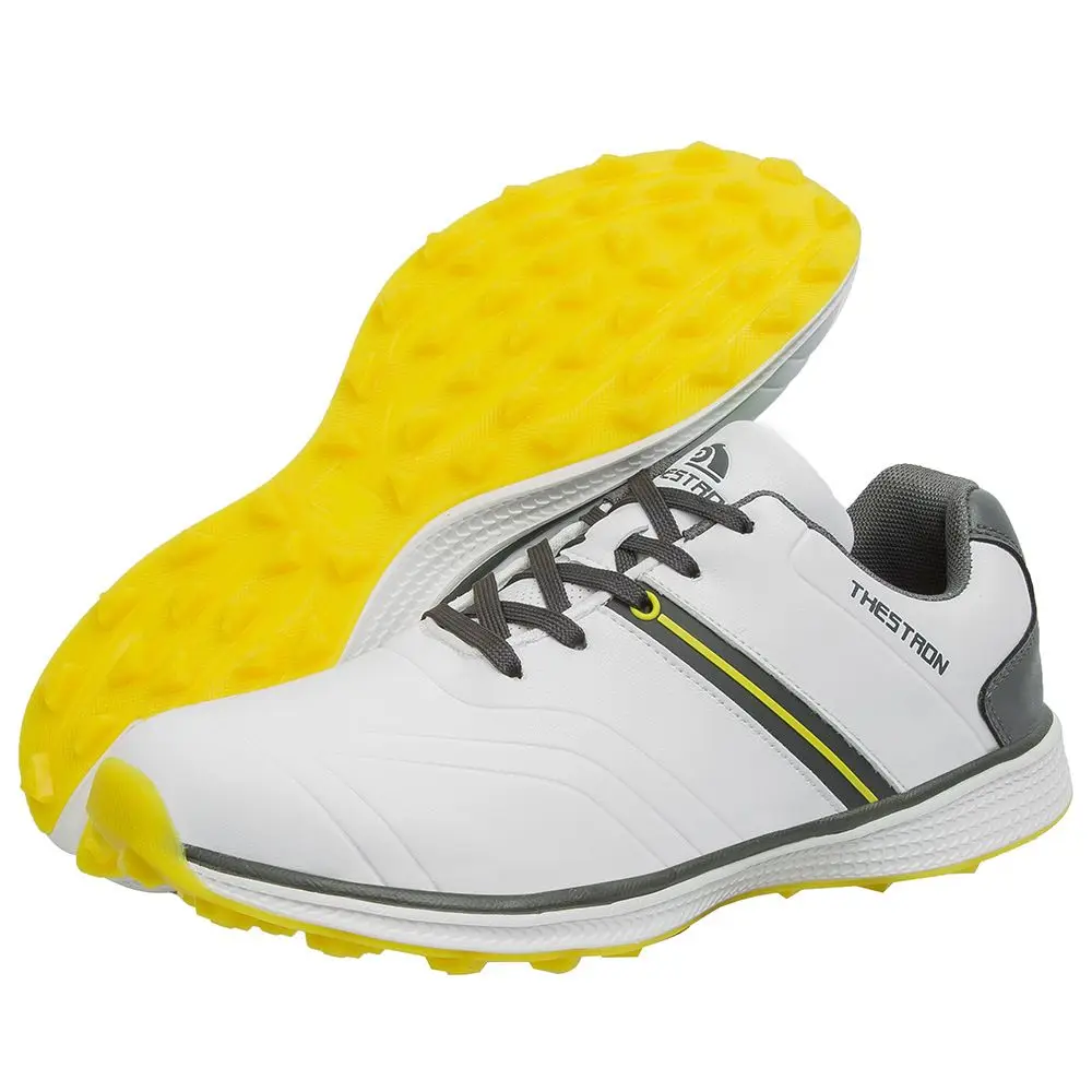 Herren große wasserdichte Golfschuhe Mikrofaser Obermaterial Herbst und Winter Golfschuhe Sport