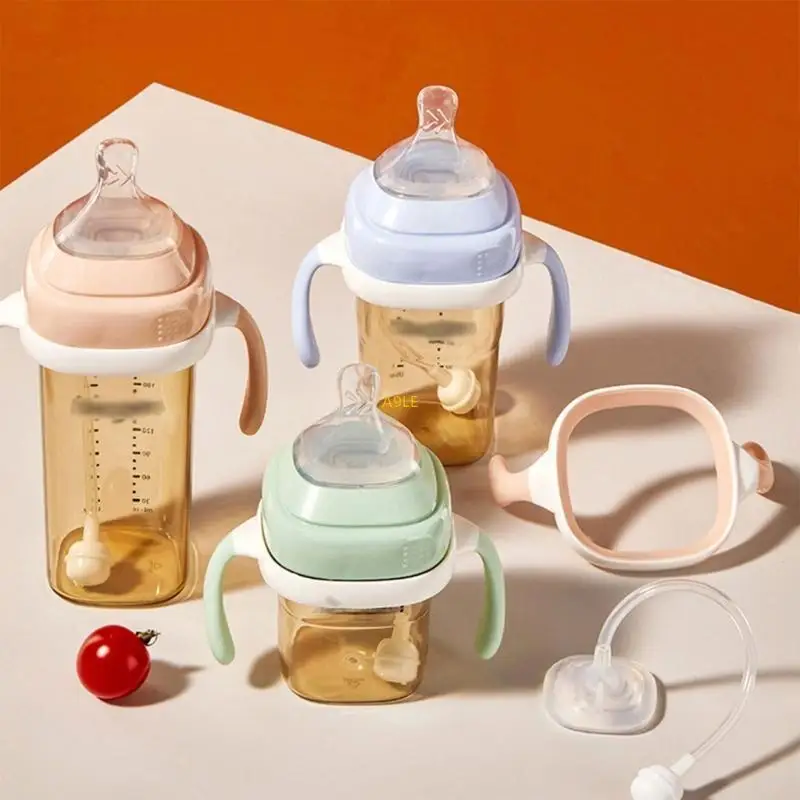 

Infant Feeding Bottle Handle Square Bottle Handle Easy Gripping for Baby MilkBottles Nursing Bottles Silicone Handle