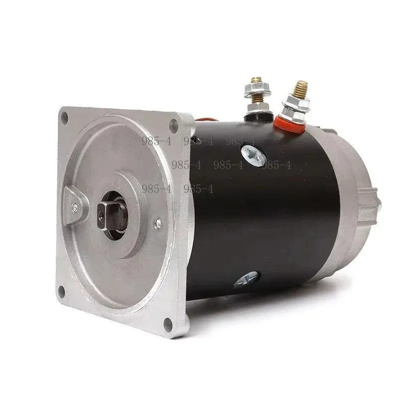 12V 24V 60V 72V Small DC Motor Tail Plate Flying Wing Hydraulic Oil Pump Self-unloading Motor