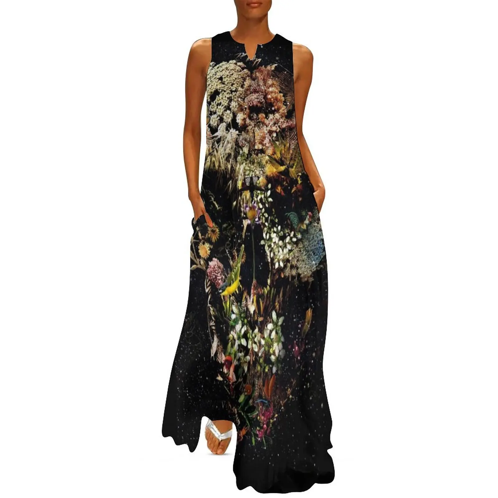 

Smyrna Skull Long Dress Long dress Dress woman