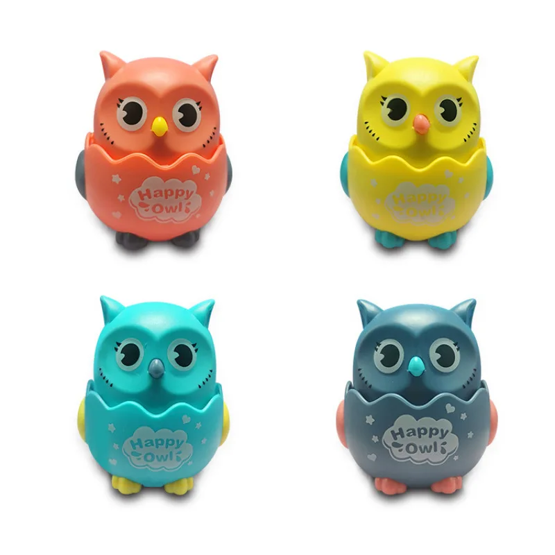 Inertia Sliding Press Owl Car Creative Return Force Inertia Children's Small Animal Toys as Gifts for Children