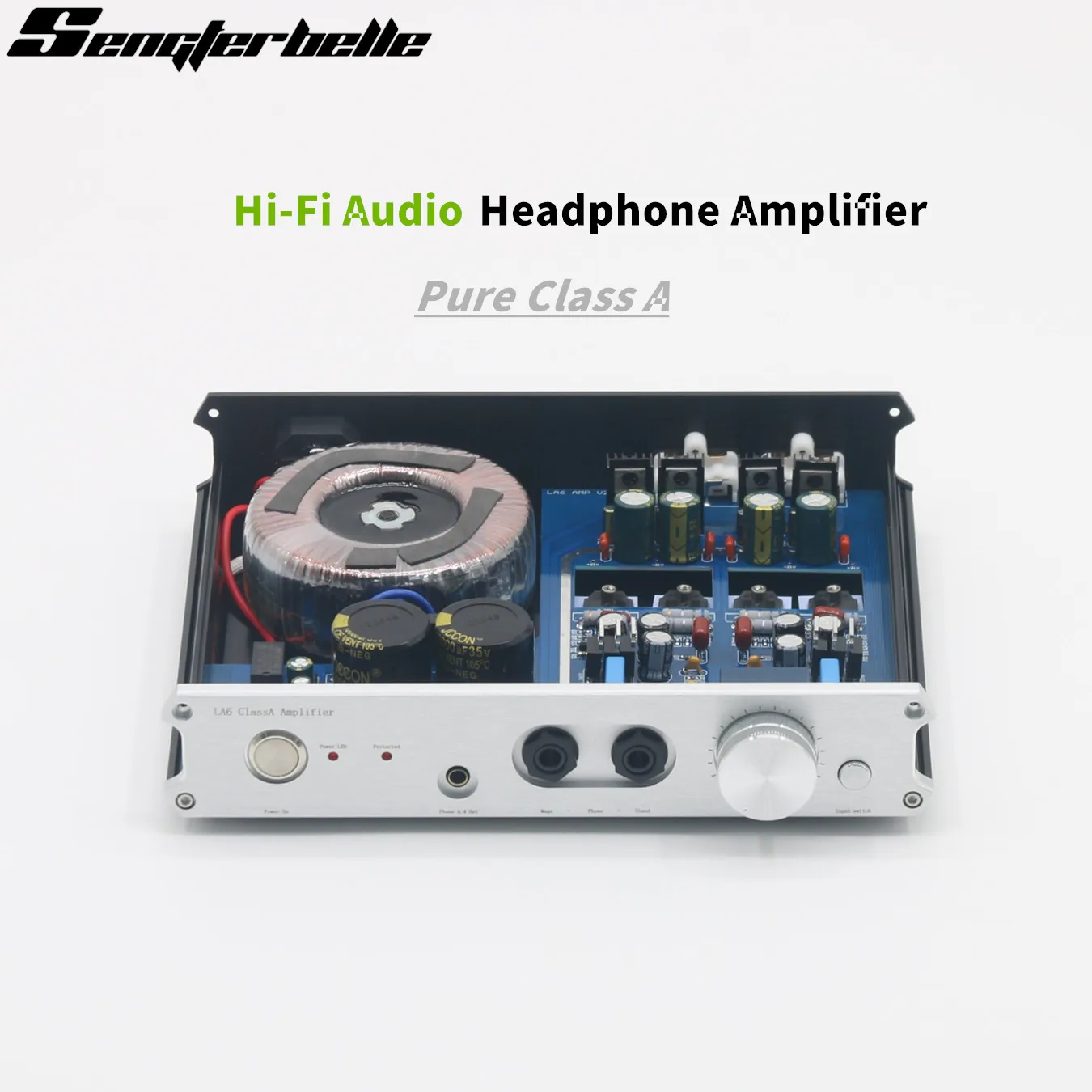 LA6 Pure Class A Kopfhörerverstärker HiFi Audio Hochstrom Hochspannungs-Kopfhörerverstärker