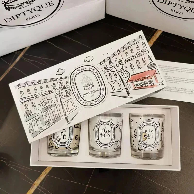 Diptyques-アロマテラピーのニッチキャンドルセット,ハイエンドライト