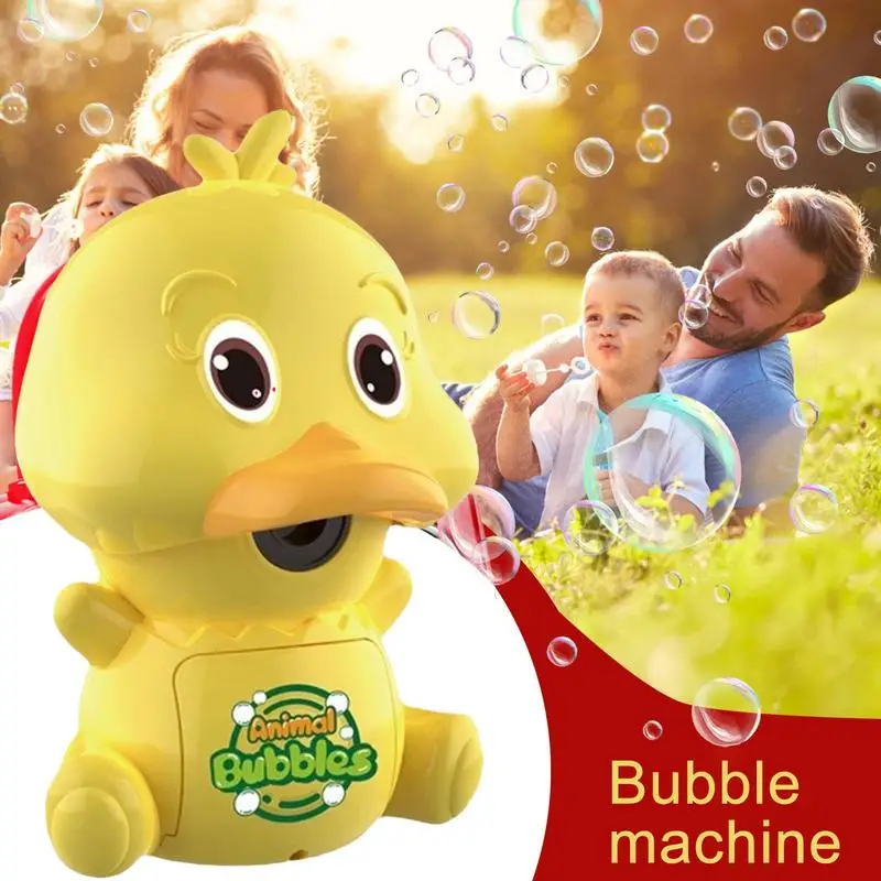 Animal Bubble Machine Cartoon Automatic Bubble Maker Indoor And Outdoor Games For Kids Ages 3 Bubble Toy For Birthday Wedding