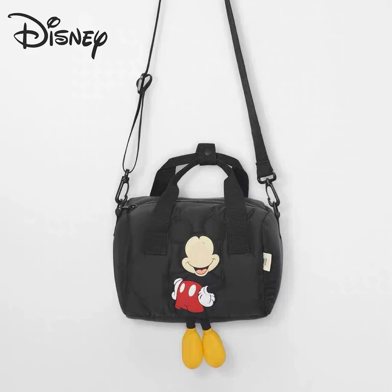 

Cartoon Mickey Mouse Feet Bucket Bag Girl Disney Cartoon Mickey Mouse Slung Shoulder Bag Female Travel Storage Bag