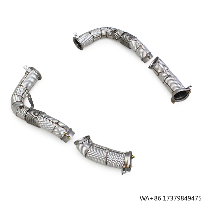 

OEM Downpipe With Heat Shield for BMW M5/M6 G90/G99 LCI 4.4T 2024-2025 Stainless Steel Free Flow Exhaust System