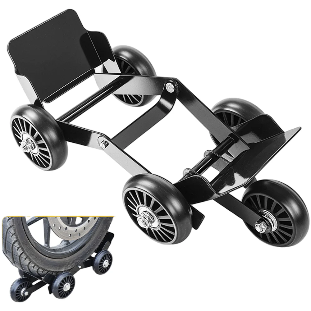 

1 шт., тележка для шин, электрический велосипед, инструмент для накачки плоских шин, складной скутер, аксессуары для перемещения шин мотоцикла