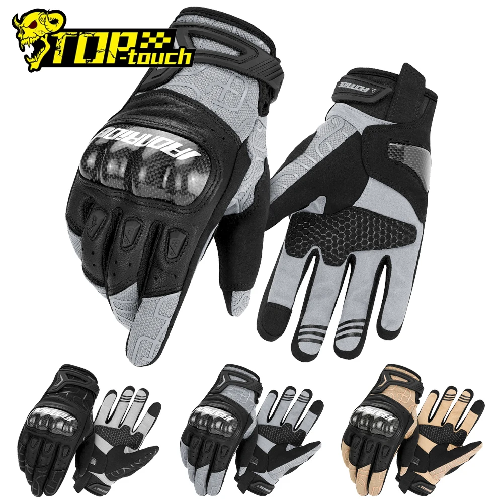 

Men's Motorcycle Gloves Touch Screen Motorbike Full Finger Gloves Wear-Resistant Outdoor Motocross Non-slip Riding Gloves M-2XL