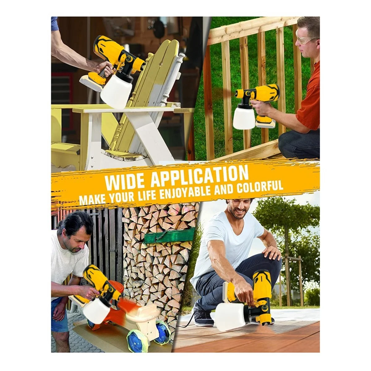 AS62 لبطارية ديوالت 18 فولت 20 فولت بخاخ طلاء لاسلكي أوتوماتيكي بخاخ طلاء كهربائي أدوات عدة أدوات كهربائية