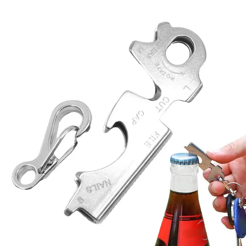 Keychain Tools And Gadgets Compact Stainless Steel Keychain Screwdriver Multifunctional Portable Multitool Rustproof Outdoor