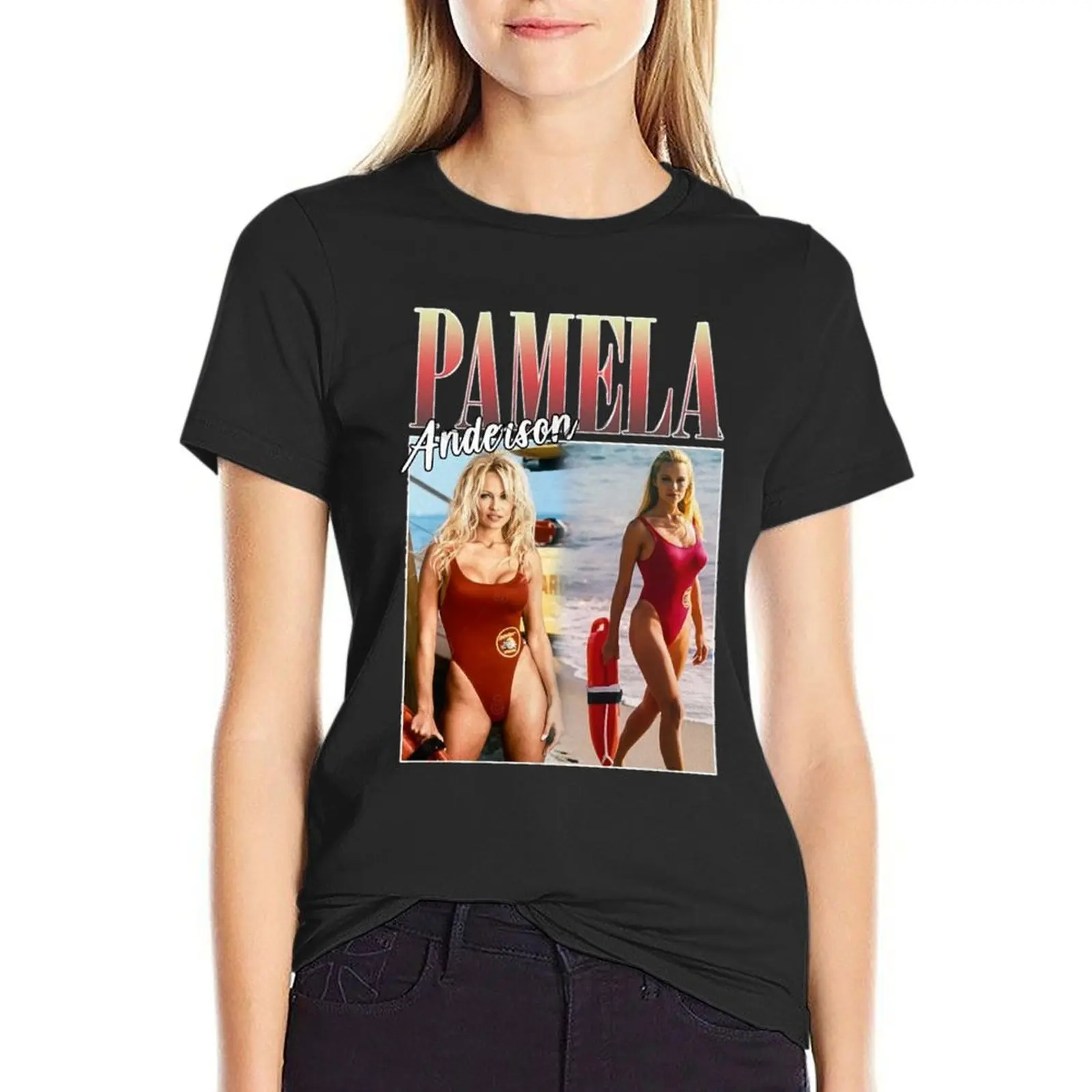 

Pámélá ándérson T-Shirt sweat oversized t-shirts for Women loose fit