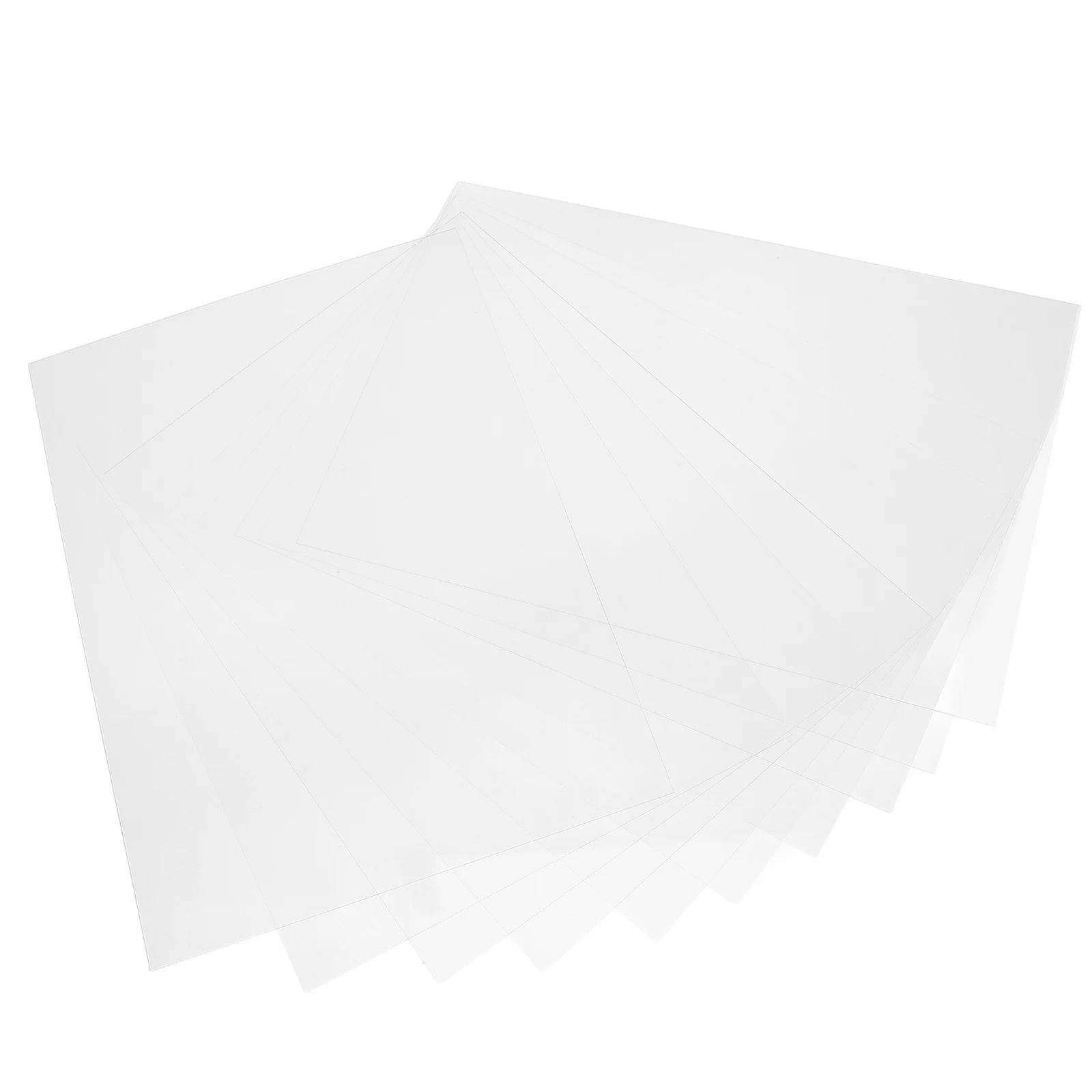 

10Pcs Transparent 3D Printing Pen Tracing Plates Precision Drawing Aid Reusable Stencil Sheets for Craft DIY Art Projects Clear