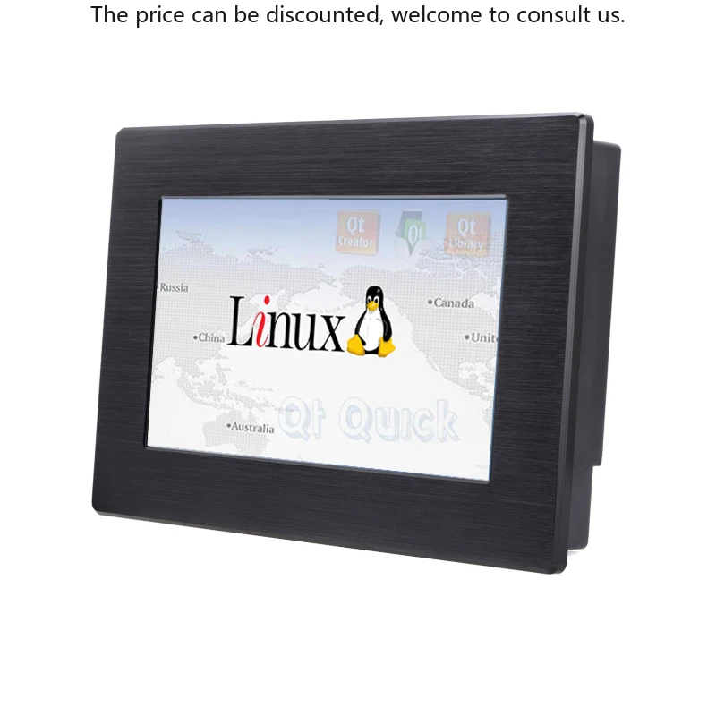 

7-Inch Industrial Touch Panel PC With Linux System 800*480 Resolution Supports 12V/24V Power Input Cheap And In Stock